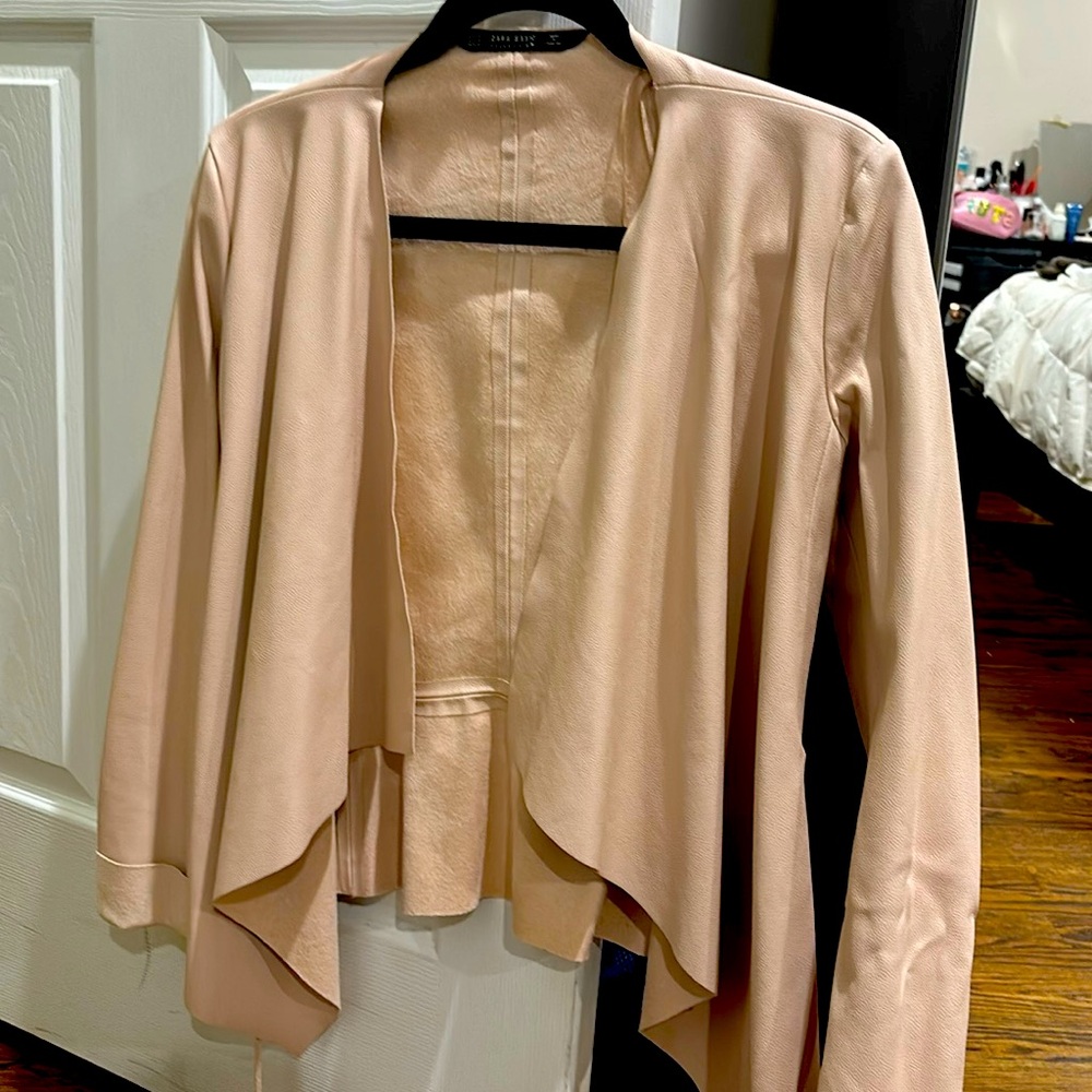 Faux leather jacket